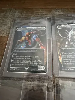 MTG Magic Marvel Spider-Man Man-Wolf Iron Spider Anti-Venom New Sealed Promo Lot - Image 4