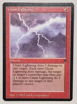MTG [x1] Chain Lightning [x1] Legends M/NM - Image 1