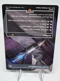 SONIC SCREWDRIVER MTG SECRET LAIR LP MAGIC THE GATHERING DR WHO - Image 3