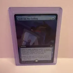 Hide On The Ceiling FOIL N/M - Extended Art Spider Man - MTG Magic The Gathering - Image 1