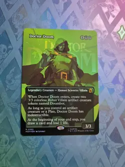Doctor Doom (Borderless) (365) 365 Marvel Super Heroes Foil NM - Image 1