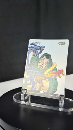 MTG No Mercy BORDERLESS FOIL NM-Mint Marvel Universe MAR #68 Mythic Doctor Doom - Image 2