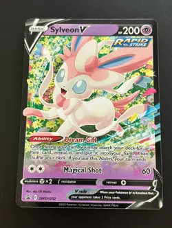 The Pokemon Company Sylveon V SWSH Promo SWSH202 Rapid Strike Holo EN 200 HP - Image 1