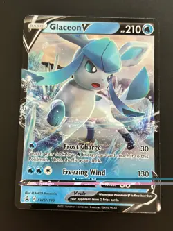 The Pokemon Company Glaceon V SWSH196 Sword & Shield Promo Holo EN 210 HP - Image 1