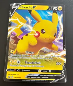 The Pokemon Company Pikachu V SWSH061 SWSH Promo Holo EN 190 HP 2021 - Image 1