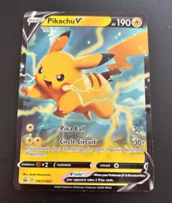 The Pokemon Company Pikachu V SWSH063 SWSH Promo Holo EN 190 HP - Image 1