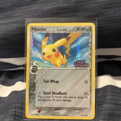 Pokemon: Pikachu (Delta Species) 79/110 Holon Phantoms Reverse Holo MP - Image 1