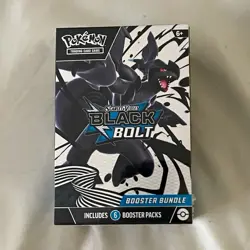 Pokemon TCG Scarlet & Violet Black Bolt Booster Bundle - 6 Packs - Image 1