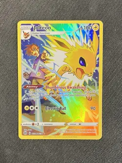 Pokemon Jolteon TG04/TG30 Brilliant Stars Trainer Gallery Holo Near Mint - Image 1