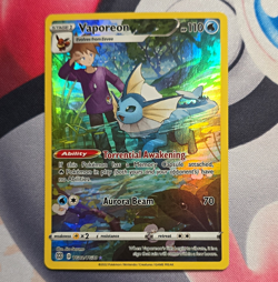Pokemon TCG Vaporeon TG02/TG30 Brilliant Stars Trainer Gallery Ultra Rare Holo - Image 1