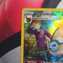 Pokemon TCG Vaporeon TG02/TG30 Brilliant Stars Trainer Gallery Ultra Rare Holo - Image 4