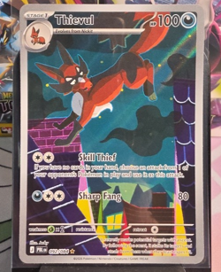 Thievul 092/084 Pitch Black Illustration Rare Holo Pokemon TCG Jerky English NM - Image 1