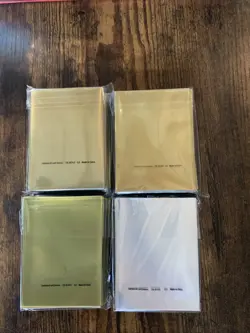 Pokemon Tcg ETB & Collection Box Card Sleeves Lot 4x - Sealed - Image 2