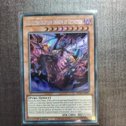 Yu-Gi-Oh Veidos The Eruption Dragon of Extinction PHNI-EN090 Secret RARE 1stEd - Image 3