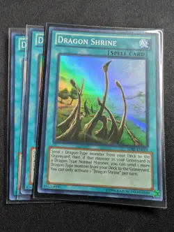 Yugioh - 3x Dragon Shine SDBE-EN019 Unlimited Super Rare NM - Image 1