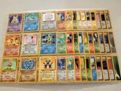 100% Complete Base Set 102/102 Vintage Master Pokemon Cards Holo Charizard MP-HP - Image 1