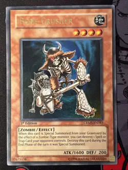 Bone Crusher CRMS-EN083 1st Edition Ultra Rare VLP - Image 2