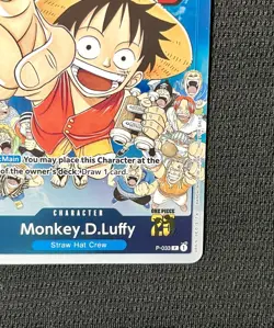 2022 Monkey.D.Luffy P-033 English Event Pack Volume 2 One Piece Promo NM RARE - Image 5