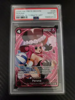 One Piece English Perona EB03 SP PSA10 - Image 1