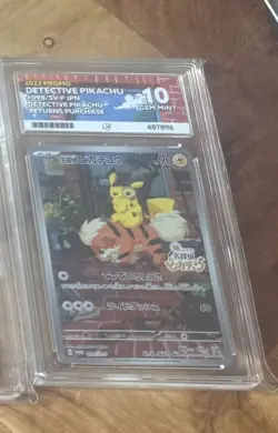 Pokemon Card Gem Mint Ace 10 Detective Pikachu Returns 098/Sv-p Japanese Promo - Image 1