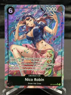 Nico Robin - Legacy of the Master OP12 087 Alt Art SR LP - Image 1