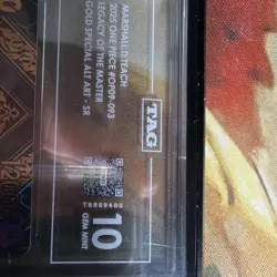 TAG 10 One Piece Marshall.D.Teach OP09-093 SR SP Alt Art Foil Legacy Master - Image 3