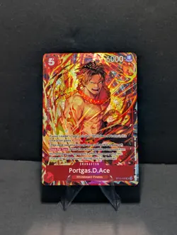 Portgas D Ace ST15-005 SR Foil Illustration Box Vol 5 One Piece TCG NM - Image 1