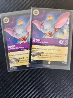 Lorcana Fabled Dumbo Ninth Wonder of the Universe Legendary Non-Foil X2 - Image 1