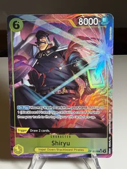 One Piece Card Game Shiryu OP16-108 SR Alt Art Foil NM - Image 1