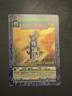 Digimon Mummymon BO-183Holo Digi Battle Card Series 4 Foil Bandai 2001 - Image 3