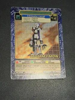 Digimon Mummymon BO-183Holo Digi Battle Card Series 4 Foil Bandai 2001 - Image 5