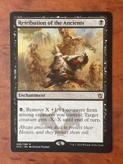 Retribution of the Ancients MTG Magic the Gathering Card NM Near Mint KTK - Image 1