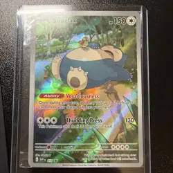 Pokemon Snorlax SVP051 Holo Black Star Promo Card Sealed NM Condition - Image 2