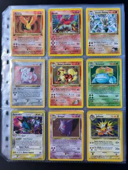 DAMAGED Lot of 117 ALL HOLO Vintage Pokemon Card Binder Collection DAMAGED - Image 4
