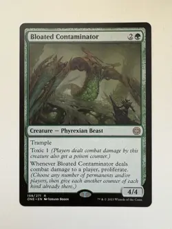 Bloated Contaminator MTG Magic the Gathering Card NM Near Mint ONE - Image 1
