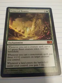 MTG 1x Primeval Bounty M14 Modern Magic the Gathering Card x1 LP - Image 1