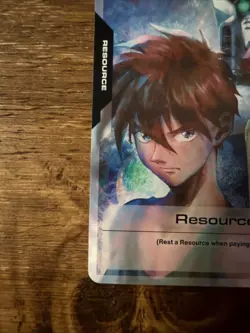 SDCC 2025 Gundam TCG Resource Card RP-001 Alt Art Non Foil Beta English Promo - Image 2