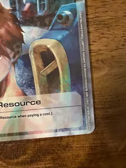 SDCC 2025 Gundam TCG Resource Card RP-001 Alt Art Non Foil Beta English Promo - Image 4