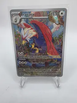 Braviary 214/191 Surging Sparks Illustration Rare Pokemon Card NM - Image 1