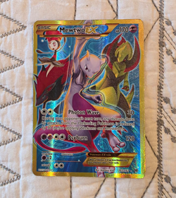 Mewtwo EX 163/162 XY Secret Rare Full Art Holo Pokemon TCG Card English - Image 1