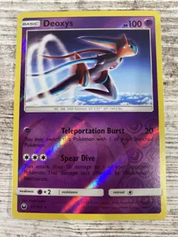 Deoxys Reverse Holo 69/168 SM Celestial Storm LP Lightly Played Pokemon Card - Image 1