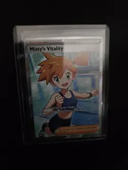 POKEMON Pitch Black MISTY’S VITALITY Full Art Trainer Card 111/084 English NM - Image 1