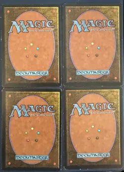 MTG Lightning Bolt x4 - Revised - LP-MP - Vintage Magic - Image 2