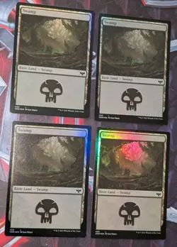 MTG 4 x *FOIL* Innistrad: Crimson Vow SWAMP #400 NM - Image 2