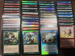 HUGE Lot of 50 Random Vintage Old Border FOILS - PL - MTG Magic - Image 1