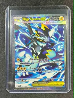 Pokemon Pitch Black Mega Zeraora EX SIR Special Illustration Rare 114/084 - Image 1