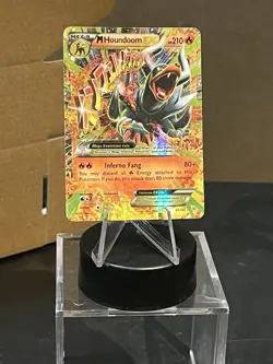 2015 Pokemon M Houndoom EX 22/162 Breakthrough Holo - Image 1