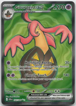 Gourgeist ex 102/086 Ultra Rare Chaos Rising Pokemon Holo Near Mint - Image 1