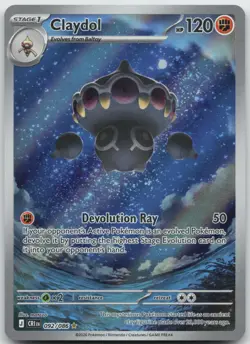 Claydol 092/086 Holo Illustration Rare Chaos Rising Pokemon Near Mint - Image 1