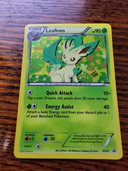 PL Leafeon BW87 Black & White Promos Holo Pokemon Card - Image 1